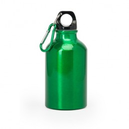 YACA. Bidon de aluminiu cu carabină 330 ml, MD4004 - FERN GREEN