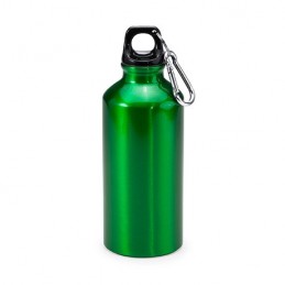 ATHLETIC. Bidon de aluminiu cu carabină 400 ml, MD4045 - FERN GREEN