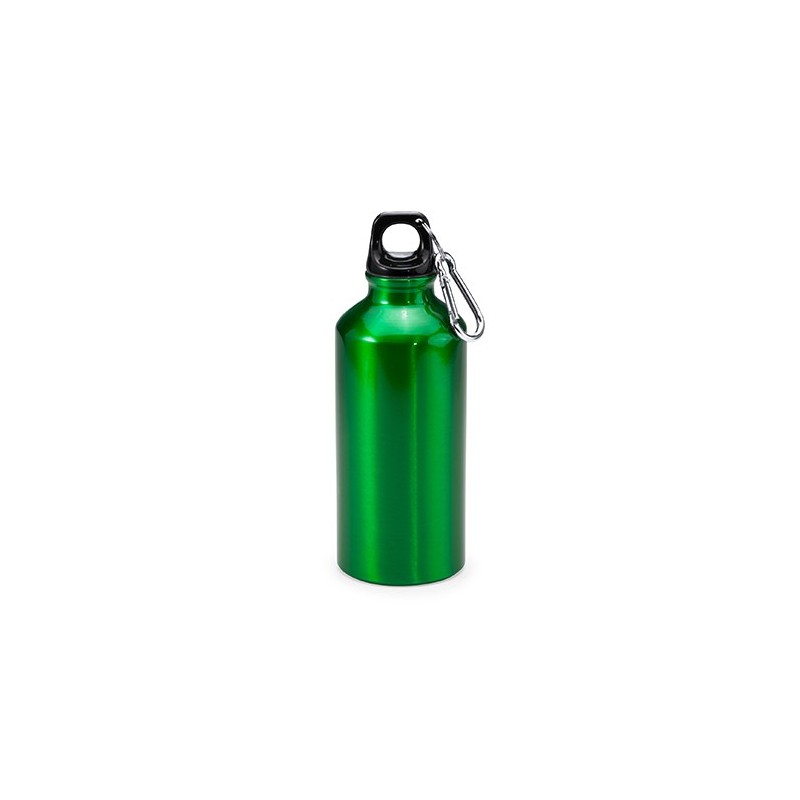 ATHLETIC. Bidon de aluminiu cu carabină 400 ml, MD4045 - FERN GREEN