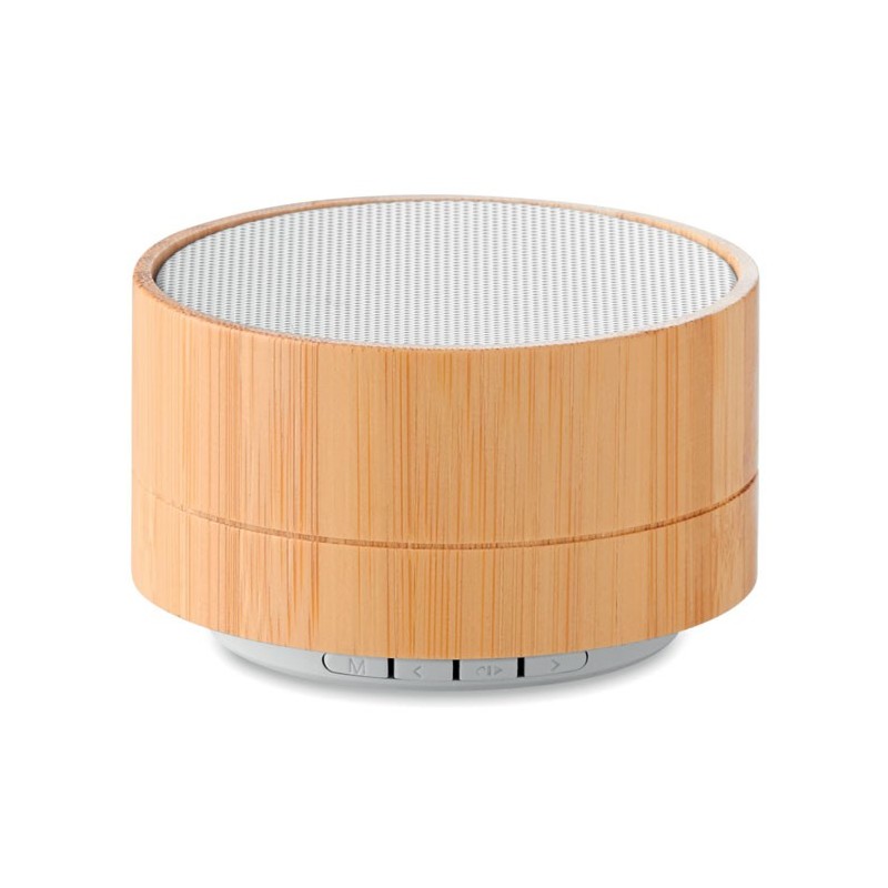 SOUND BAMBOO - Boxă Bluetooth din bambus 3W   MO9609-06, White