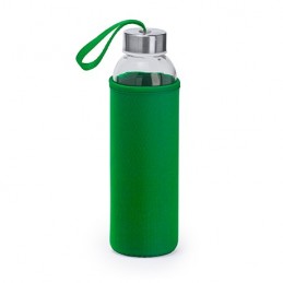 CAMU. Bidon de sticlă de 500 ml in husă neopren, MD4040 - FERN GREEN