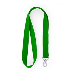 ECOHOST. Lanyard RPET cu carabină., LY7055 - FERN GREEN