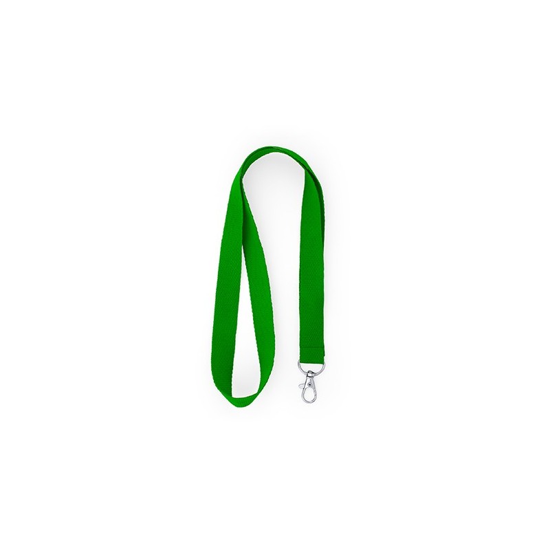 ECOHOST. Lanyard RPET cu carabină., LY7055 - FERN GREEN