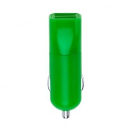 LANCER. Încărcător mașină cu două ieșiri USB. 2100 mAh, IA3002 - FERN GREEN