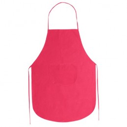 KELLER. Șorț din material non-woven cu buzunar central, DE9130 - FUCHSIA