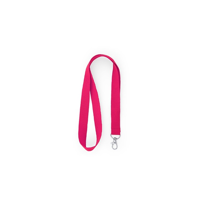 HOST. Lanyard din poliester cu carabină., LY7053 - LIGHT PINK