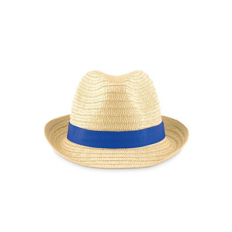 BOOGIE - Pălărie din paie naturale MO9341-37, Royal blue BOOGIE - Pălărie din paie naturale MO9341-37, Royal blue