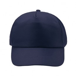 CALISTO. Șapcă din RPET cu 5 panouri, GO7050 - NAVY BLUE