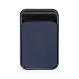 WALLE. Baterie externă din ABS de 5000 mAh. La gravura logo luminat, PB3351 - NAVY BLUE