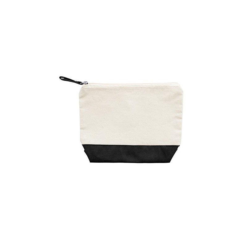 DOEL. Borseta cosmetica din bumbac gros, BO7537 - Negru DOEL. Borseta cosmetica din bumbac gros, BO7537 - Negru