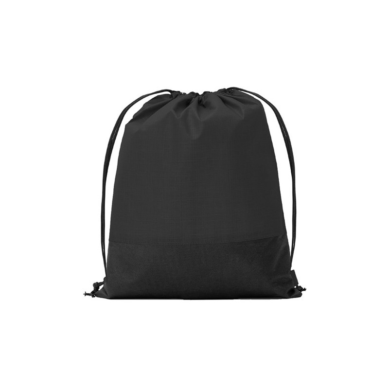 GAVILAN. Rucsac bicolor cu siret, BO7509 - Negru