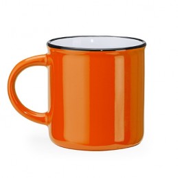 JACK. Canăceramică în stil retro 300 ml capacitate, MD4010 - orange