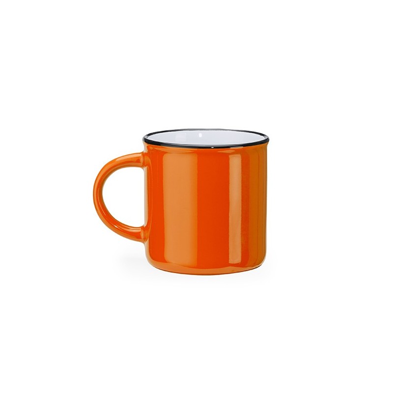 JACK. Canăceramică în stil retro 300 ml capacitate, MD4010 - orange