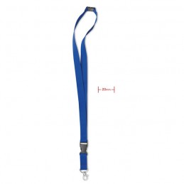 LANY - Lanyard cu agăţătoare metalică MO8595-37, Royal blue