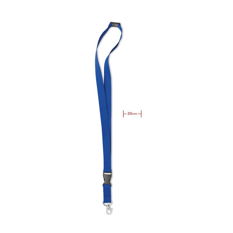 LANY - Lanyard cu agăţătoare metalică MO8595-37, Royal blue