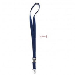 LANY - Lanyard cu agăţătoare metalică MO8595-04, Blue