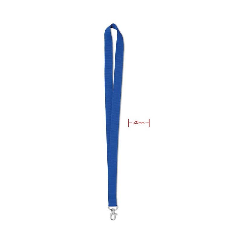 SIMPLE LANY - Lanyard MO9058-37, Royal blue SIMPLE LANY - Lanyard MO9058-37, Royal blue