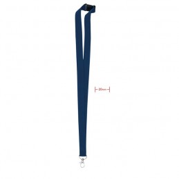 PANY - Lanyard, cârlig metal, buclă.  MO9354-04, Blue