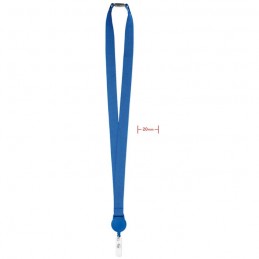 ZIP LANYARD - Lanyard cu suport pt. ecuson   MO9852-37, Royal blue