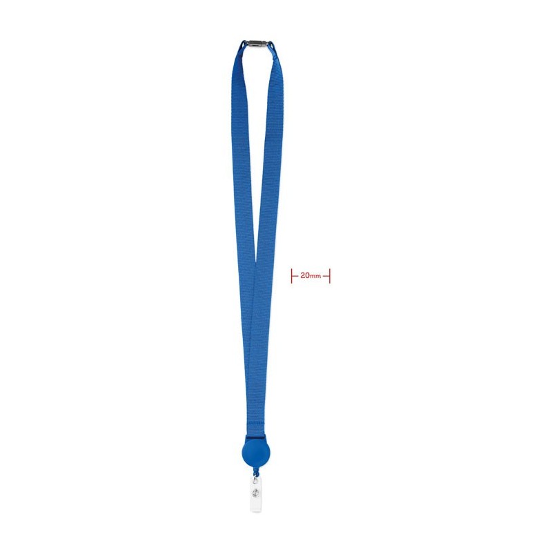 ZIP LANYARD - Lanyard cu suport pt. ecuson MO9852-37, Royal blue ZIP LANYARD - Lanyard cu suport pt. ecuson MO9852-37, Royal blue