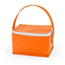 TIBU. Geantă frigorifică PVC cu interior izoterm 6 cutii, TB7603 - ORANGE