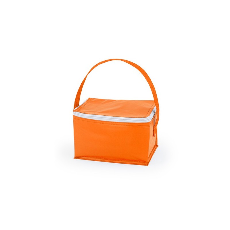 TIBU. Geantă frigorifică PVC cu interior izoterm 6 cutii, TB7603 - ORANGE