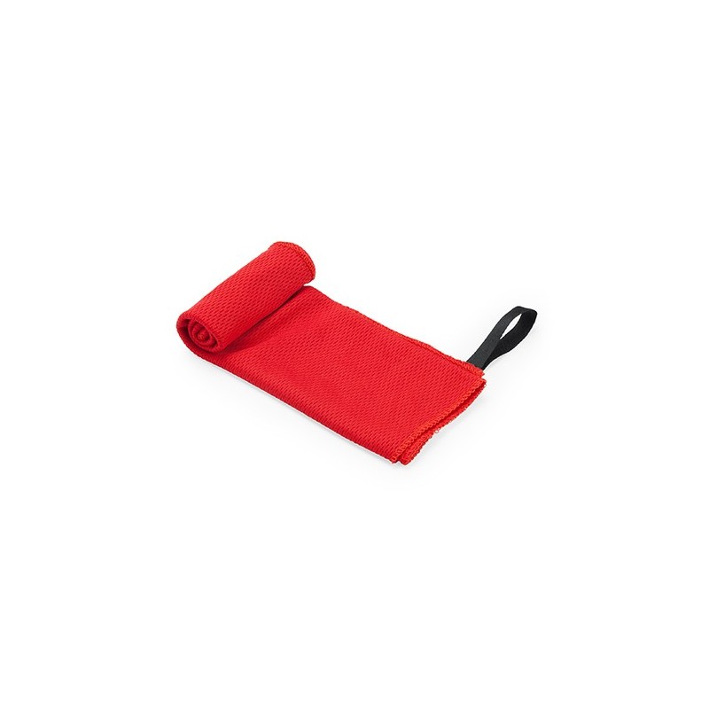 CALPE. Prosop microfibra in cutie cu carabina, TW7101 - RED