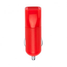 LANCER. Încărcător mașină cu două ieșiri USB. 2100 mAh, IA3002 - RED