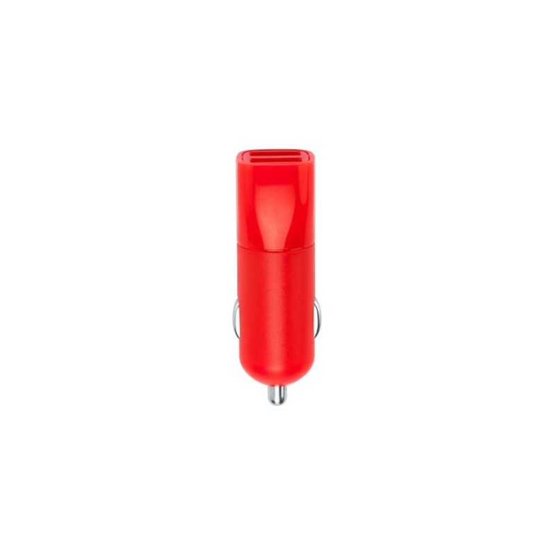 LANCER. Încărcător mașină cu două ieșiri USB. 2100 mAh, IA3002 - RED