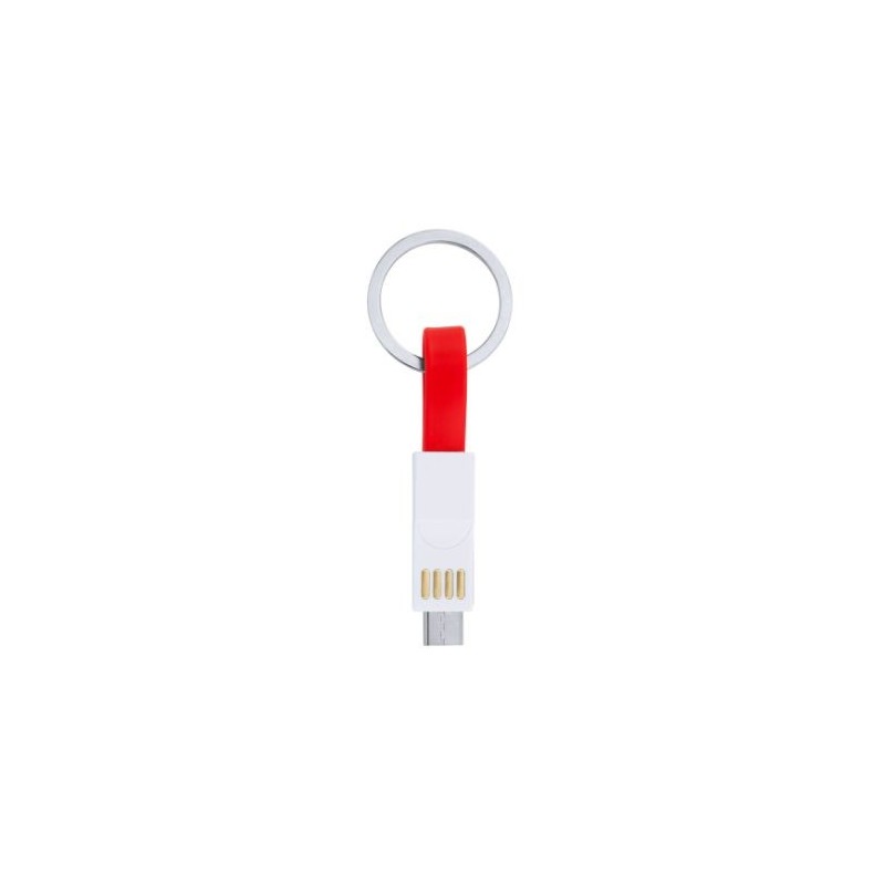 CETUS. Cablu încărcător-sincronizator magnetic cu breloc 3 în1, IA3008 - RED CETUS. Cablu încărcător-sincronizator magnetic cu breloc 3 în1, IA3008 - RED