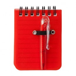 ARCO. Mini bloc de note cu spirală si 60 file liniate, NB8054 - RED