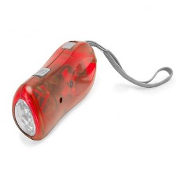 BRILL. Lanterna 3 LED cu dinam, TO0107 - RED