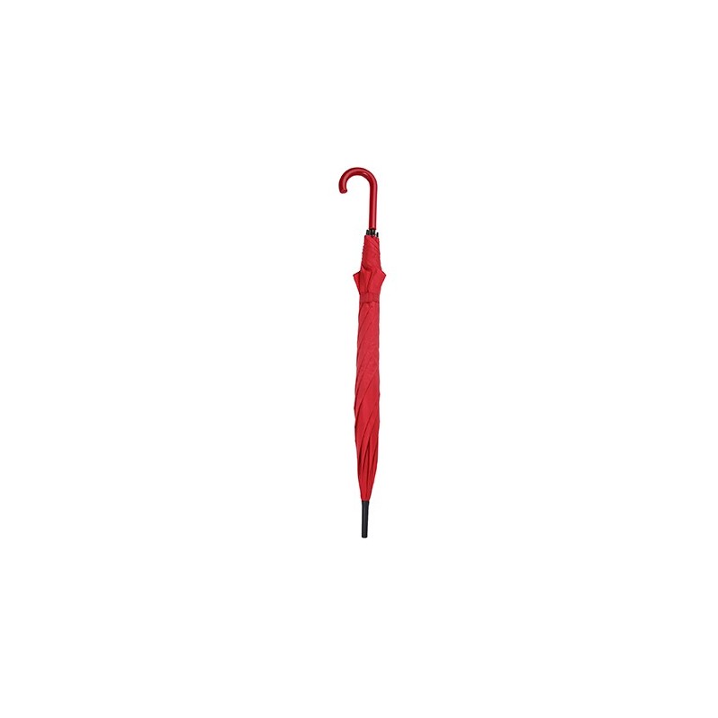 MILFORD. Umbrela maner plastic curbat- deschidere automata, UM5608 - RED