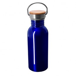 BOINA. Bidon 650 ml pentru sublimare capac bambus, MD4039 - ROYAL BLUE