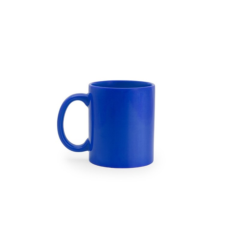 PAPAYA. Cană de ceramică de 370 ml, în cutie albă, MD4006 - ROYAL BLUE