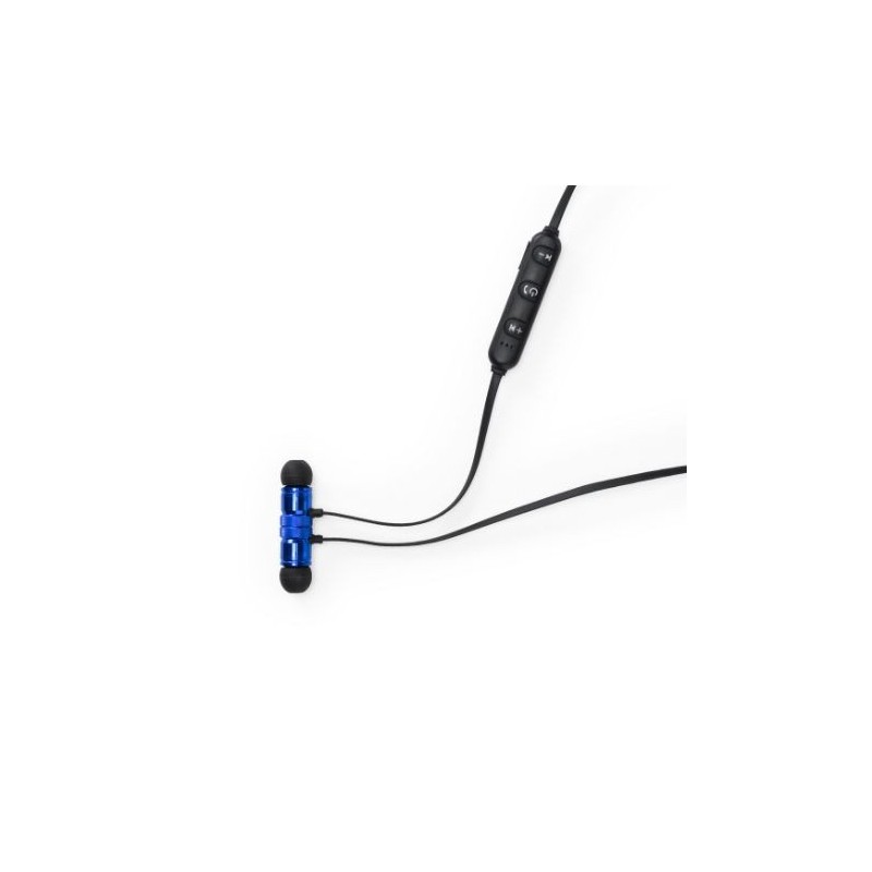 FLUME. Căști wireless din aluminiu cu panou de control și microfon încorporat, EP3303 - ROYAL BLUE