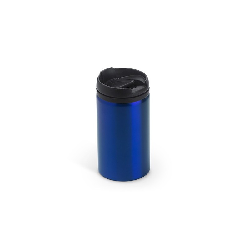 MILU. Cana Pahar  oțel inoxidabil cu capac  PP 290  ml, MD4029 - ROYAL BLUE