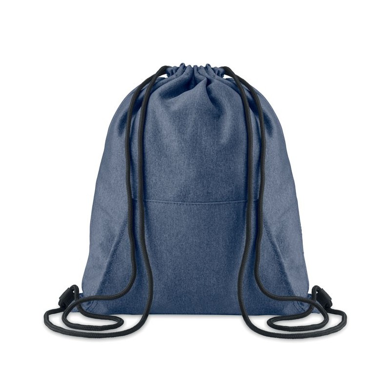 SWEATSTRING - Sac cu cordon și buzunar MO9364-04, Blue SWEATSTRING - Sac cu cordon și buzunar MO9364-04, Blue