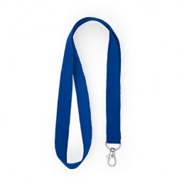 ECOHOST. Lanyard RPET cu carabină., LY7055 - ROYAL BLUE