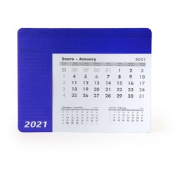 SERBAL. Mousepad dreptunghiular cu calendar., IA3017 - ROYAL BLUE
