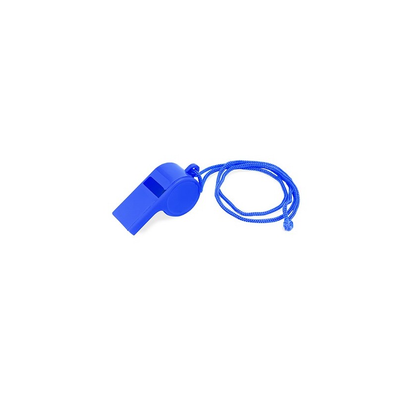 CARNIVAL. Fluier plastic cu snur, PF3101 - ROYAL BLUE