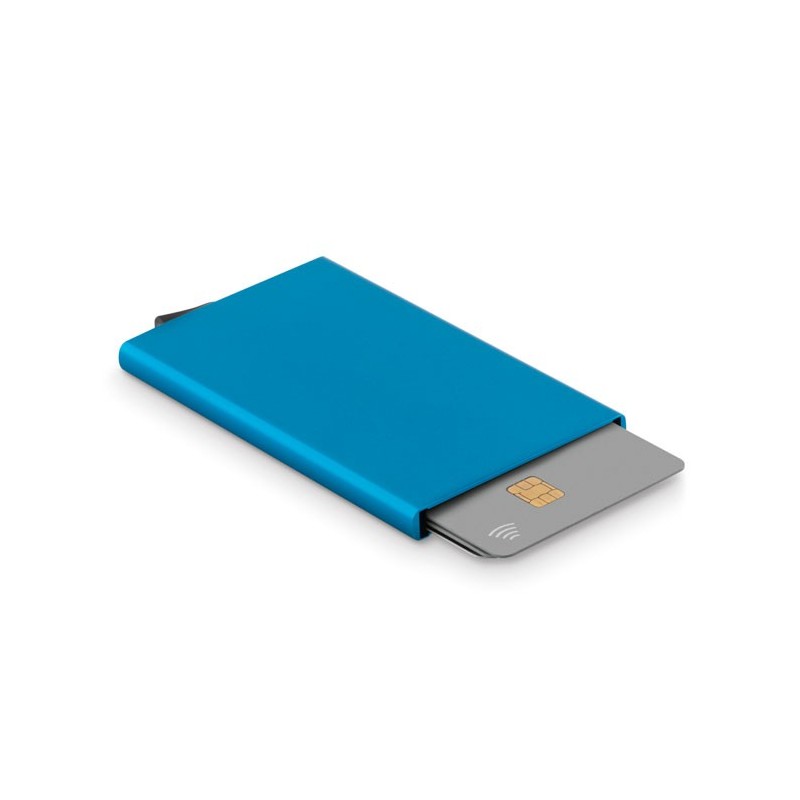 SECURPUSH - Suport card din aluminiu MO9611-04, Blue SECURPUSH - Suport card din aluminiu MO9611-04, Blue