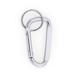 PALE. Carabină breloc din aluminiu., KO4073 - SILVER