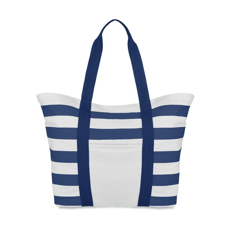 BLINKY STRIPES - Geantă de plajă cu dungi MO8709-04, Blue BLINKY STRIPES - Geantă de plajă cu dungi MO8709-04, Blue