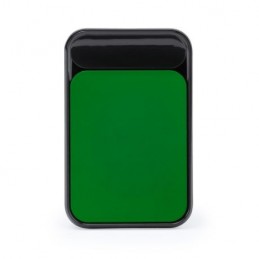 WALLE. Baterie externă din ABS de 5000 mAh. La gravura logo luminat, PB3351 - Verde