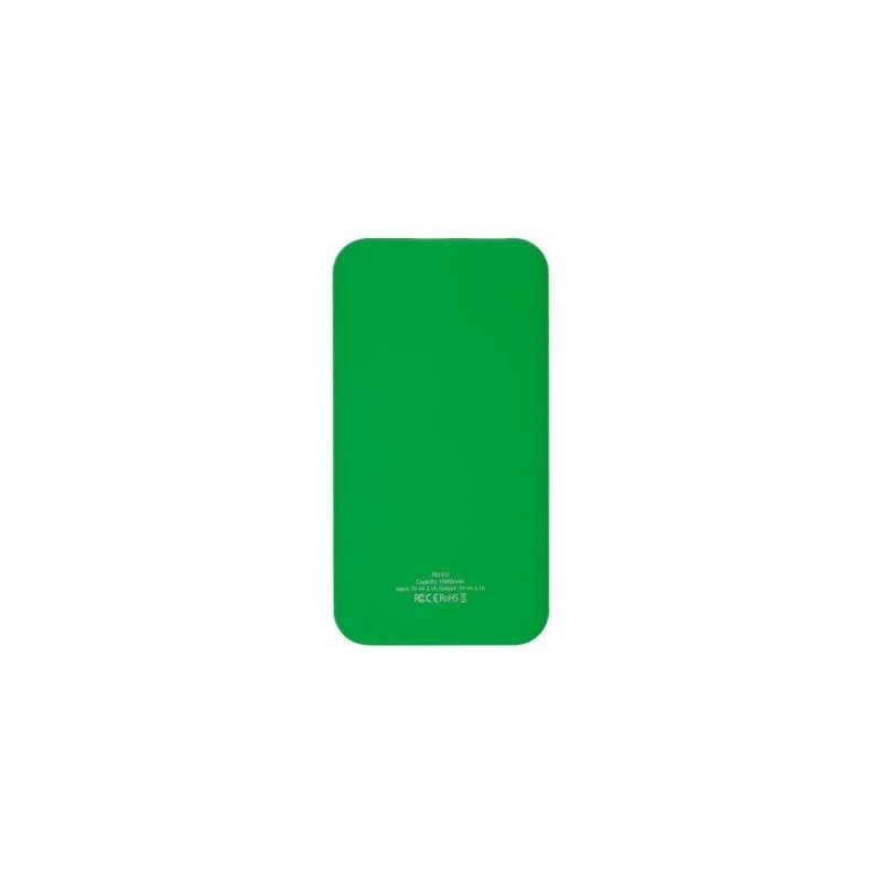 ROBBIE. Baterie externă bicoloră de 10000 mAh., PB3352 - Verde