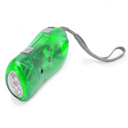 BRILL. Lanterna 3 LED cu dinam, TO0107 - Verde