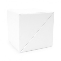 DIMAS. Set de birou din carton în formă de cub, HW8062 - WHITE