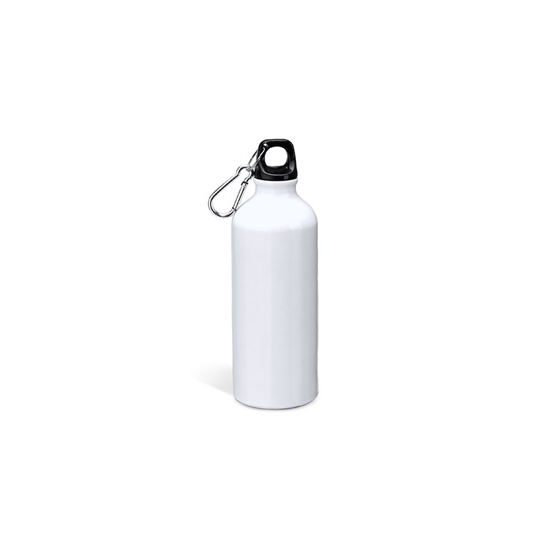 BAOBAB. Bidon de aluminiu cu carabină 800 ml, MD4049 - WHITE