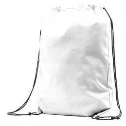 RPET LARUS. Rucsac cu siret din material reciclat RPET, BO7550 - WHITE